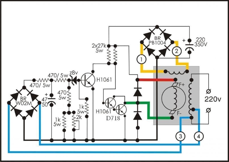 mạch AVR máy phát điện