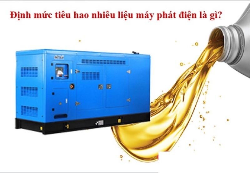 định mức xăng dầu cho máy phát điện 