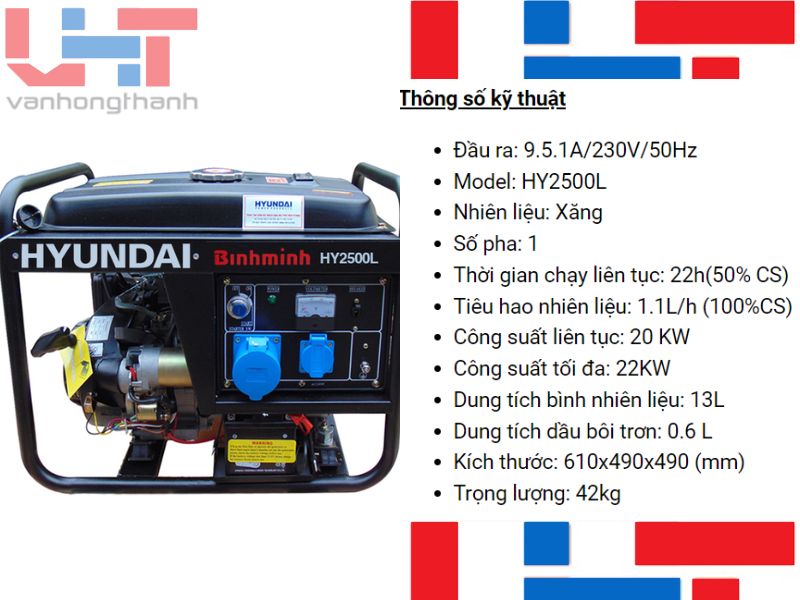 Máy phát điện chạy xăng 2kw